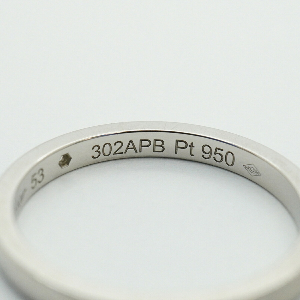 Cartier Classic Ring, 1PD (One Diamond), Pt950 Platinum, Size #53, Ladies' Ring - Picture 5 of 10